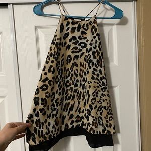 Leopard print tank S